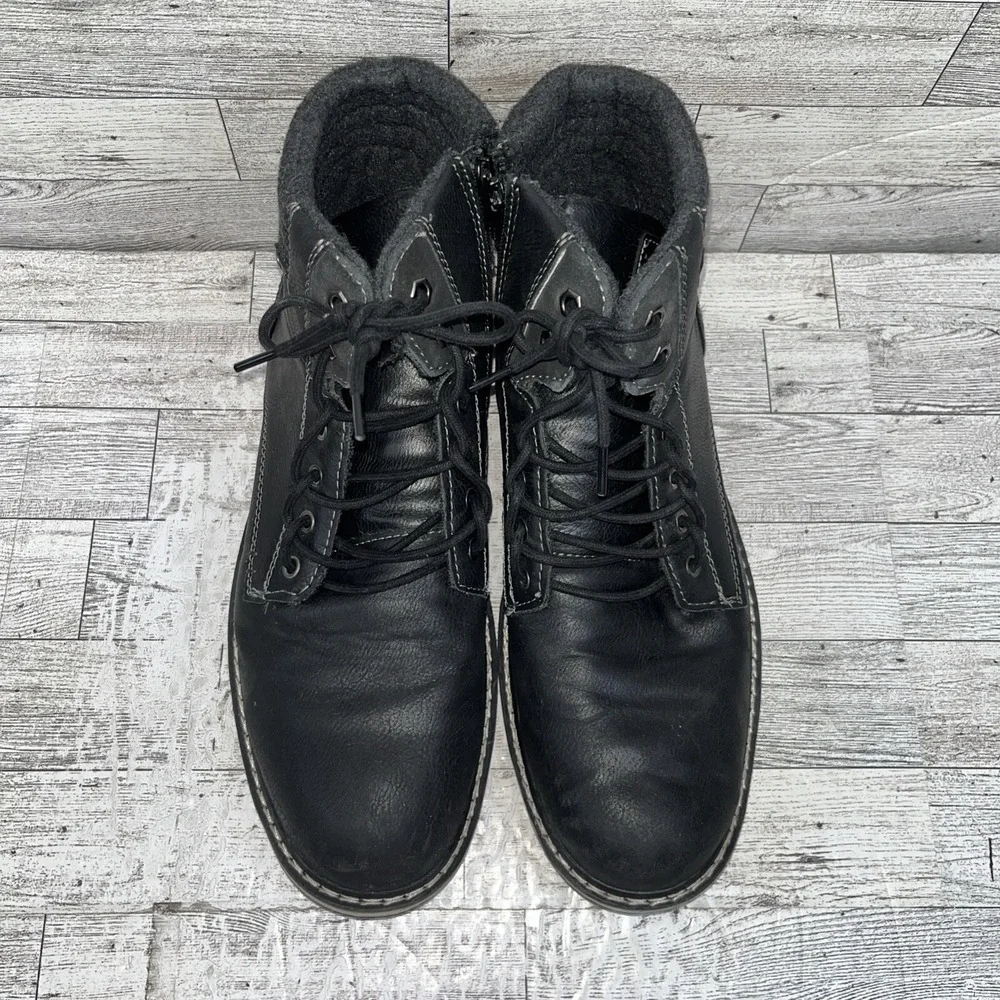 B-52 Bullboxer Chukka Boots Black Leather Casual Boots Men‎ Size 12